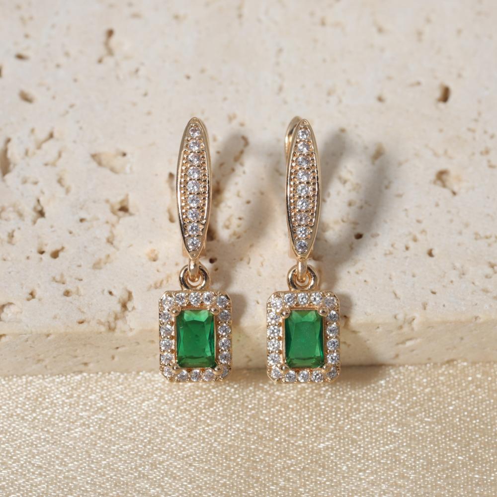 1 Pair Cute Little Crab Dangle Earrings for Women Zirconia Earring Jewelry Wedding Party Accessories