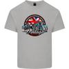 British Motorcycle Union Jack Flag Biker Chopper Unisexs Light Cotton TShirt