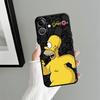 Phone Case for Apple iPhone 17 Pro Max XR XS MAX 15 Pro 7 8 12 14 11 13 Air 16 Funda Phone Cover S-simpsons Donut