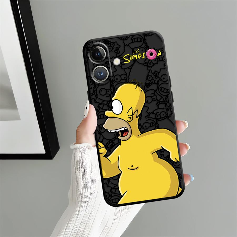 Phone Case for Apple iPhone 17 Pro Max XR XS MAX 15 Pro 7 8 12 14 11 13 Air 16 Funda Phone Cover S-simpsons Donut