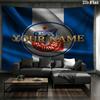 Fc Hansa Rostock Custom Name Wall Tapestry Aesthetic Wall Hanging Printed Fabric Blanket Decorative Tapestries for Bedroom Living Room Home Decor