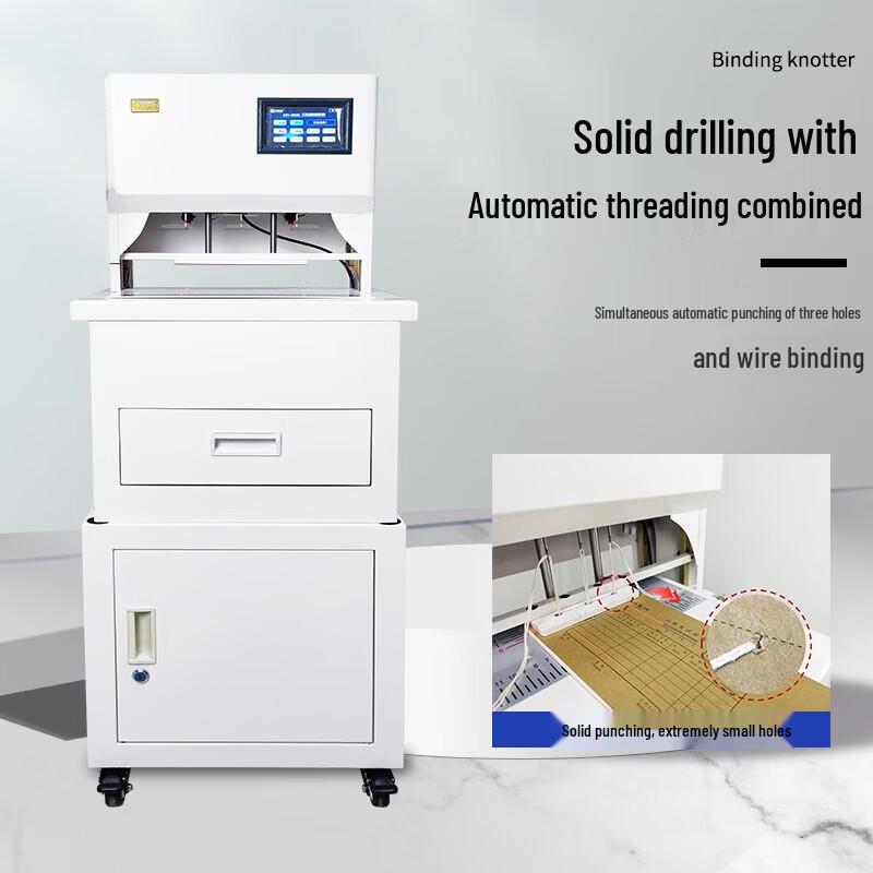 CN-M300 Smart Automatic 3-Hole Binding Machine CN plug (adapter included)
