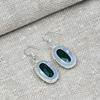 Green Onyx Gemstone 925 Sterling Silver Jewelry Handmade Earring For Thanksgiving