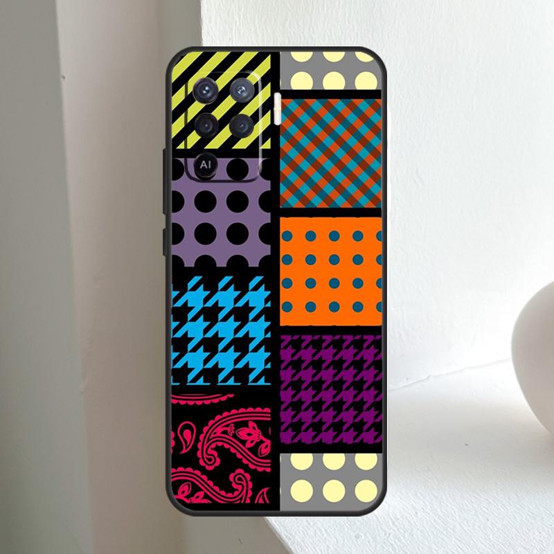 Patchwork style For OPPO A96 A76 A16 A5 A6 Pro A15 A17 A57 A18 A38 A58 A78 A98 A54 A74 A94 A40 A60 A80 Case