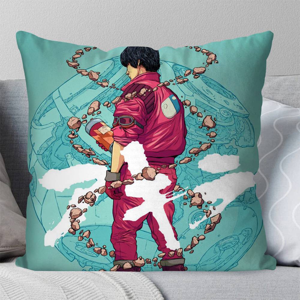 Akira Anime Pillow Case Square Pillow Bedroom Sofa Leisure Comfort Cushion Car Living Room Home Decoration