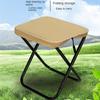 Solid Color Portable Zipper Campstool Ultra-light Outdoor Picnic Bench Folding Stool  Train