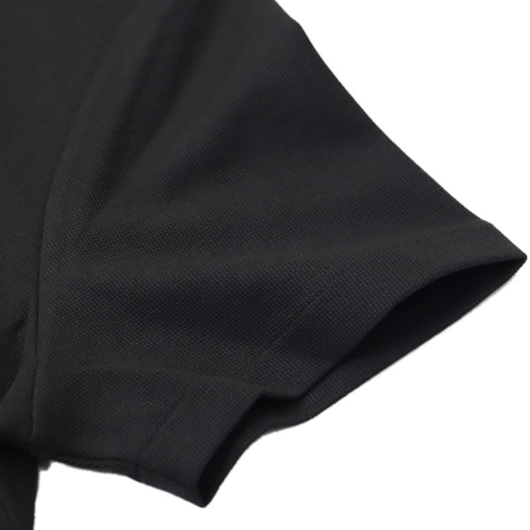 Polo Shirt MICRO WAFFLE POLO 40QC235 Black [Calvin Klein] Men's Short-Sleeve (Color (UB1)) (Size L) [Item]