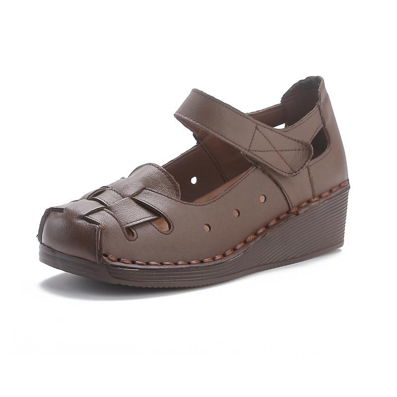 Retro Odinės Rankų darbo Platforminiai Šokių Sandalai Moterims (Pavasaris Vasara)