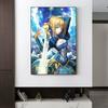 Fate Stay Night Giappone Anime Film Poster Kawaii Tela Pittura Immagine Della Parete Per I Bambini Soggiorno Decorazione Della Casa
