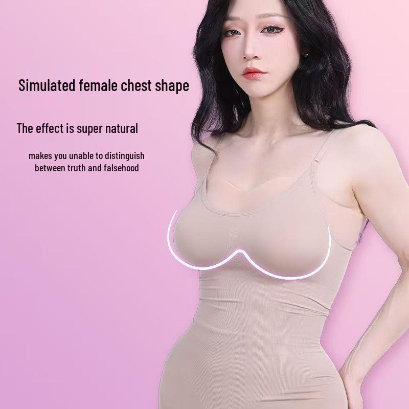 Naadloze Siliconen Borstprotheses voor Cross-dressing - Bandeau Stijl Onzichtbare Nepborsten