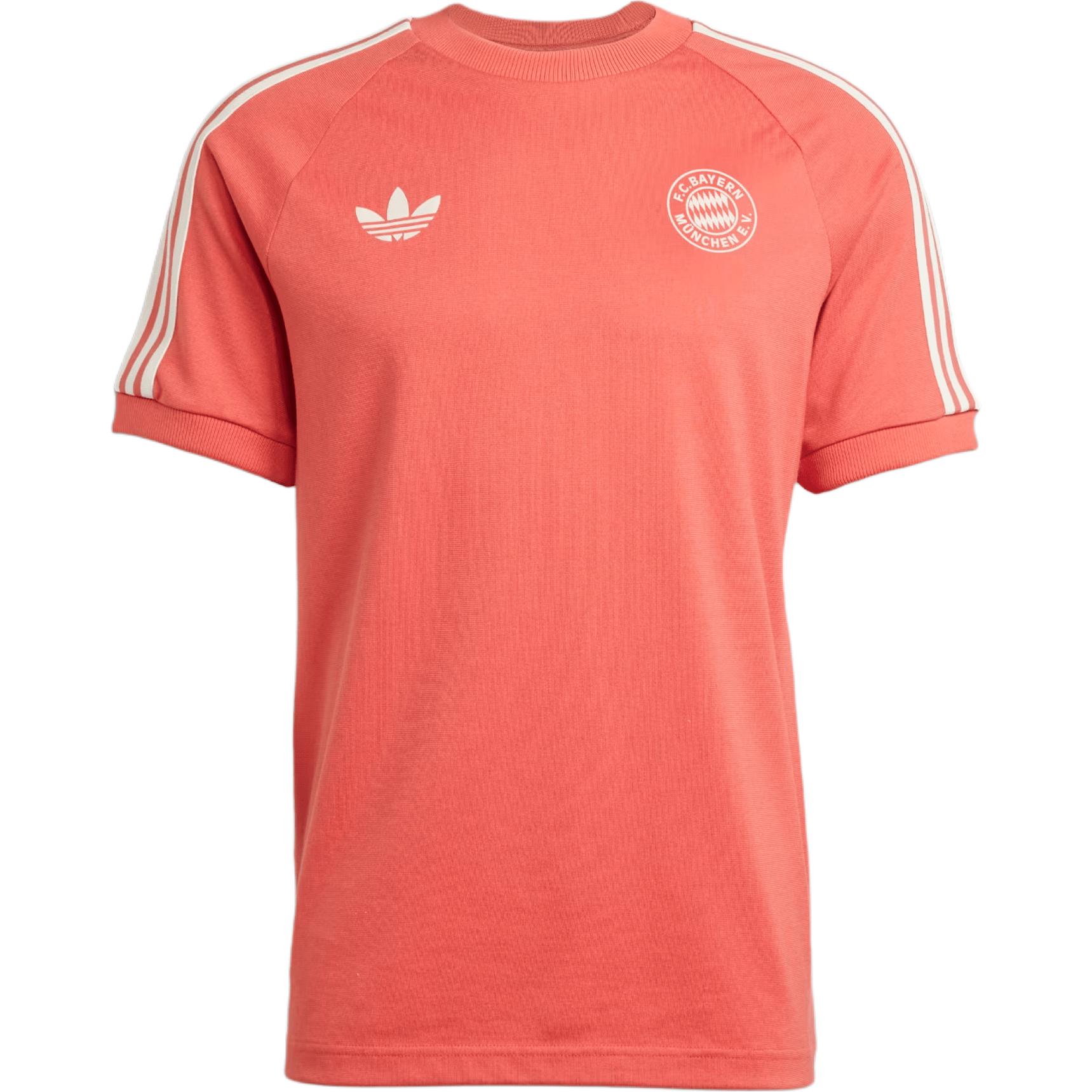 Adidas Originals x FC Bayern ADICOLOR FW24 T Shirt Men s Crew Red IY0046- S