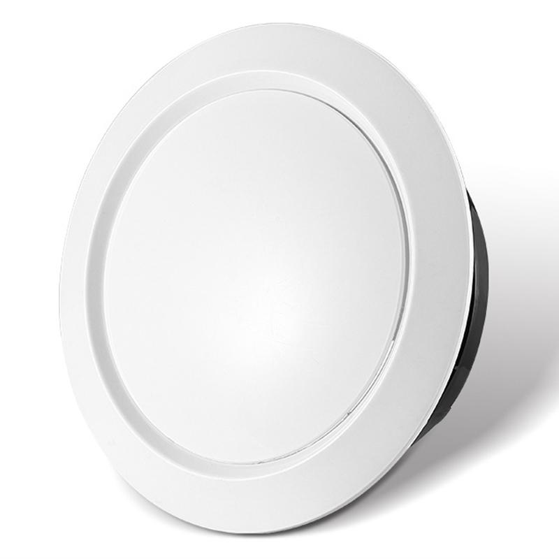 Capac decorativ pentru gură de ventilație Grilă rotundă de ventilație cu plasă de protecție integrată Ieșire reglabilă pentru perete tavan WWO66