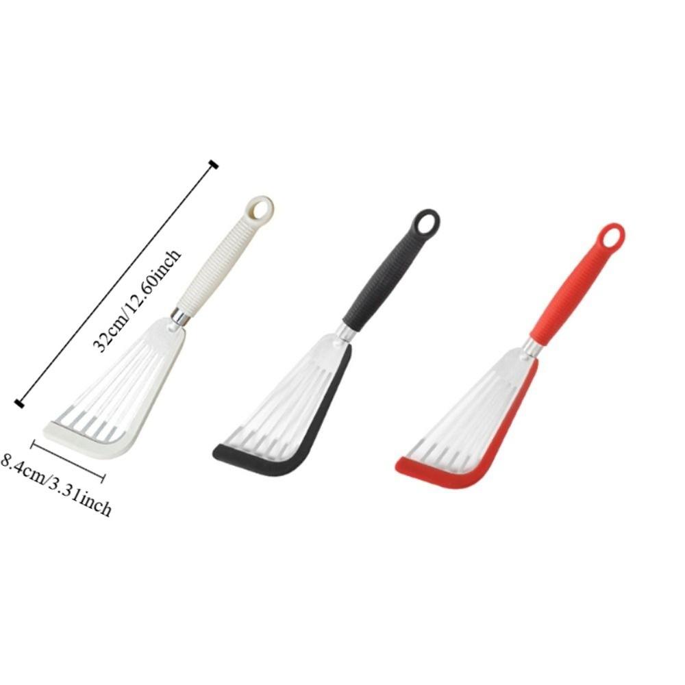 Heat Resistant Fish Frying Spatula Silicone Handle Nonstick Spatula Butterfly Spatula  Nonstick Pan