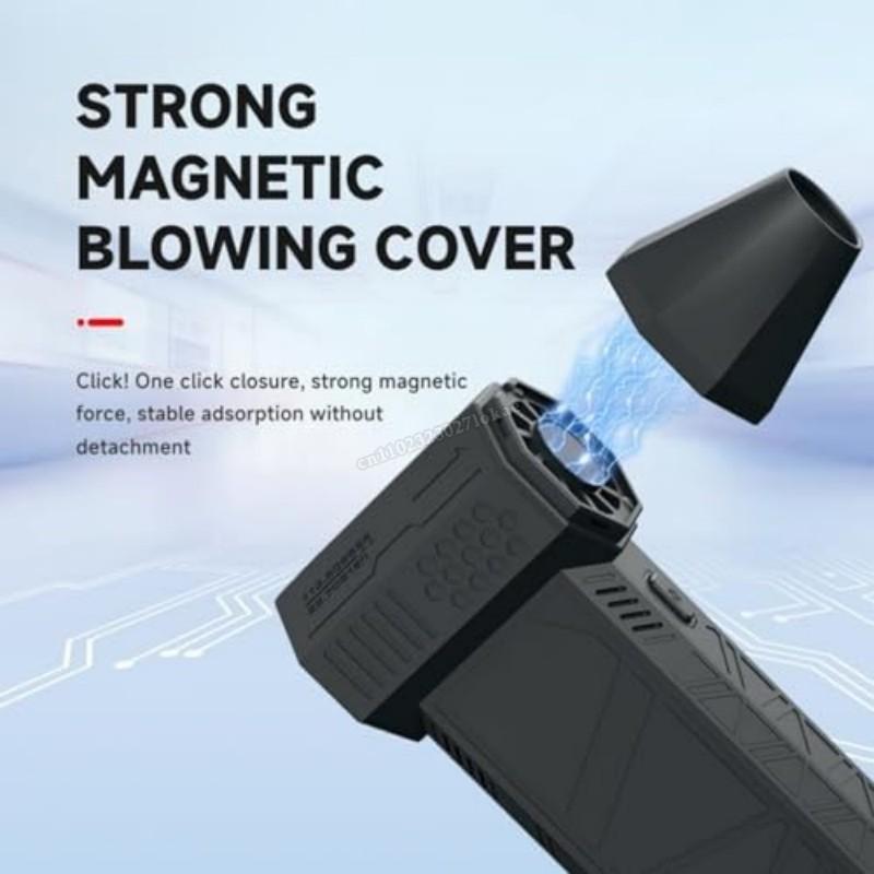 2026 New 130000 RPM Pocket Jetfan Brushless Motor Powerful Blower High Speed Duct Fan with LED Light Mini Turbo Jet Fan Turbo ViolentFan