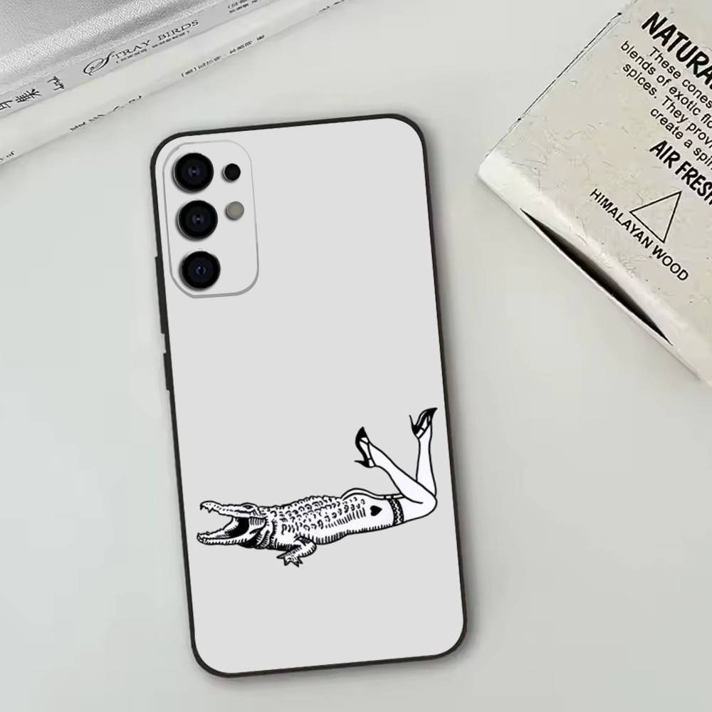 

The animal wearing shoes drawn Phone Case Black Silicone Soft For Samsung S25,S24,S21,S22,S23,S30,Ultra,S20,Plus,Fe,Lite Samsung S25Plus