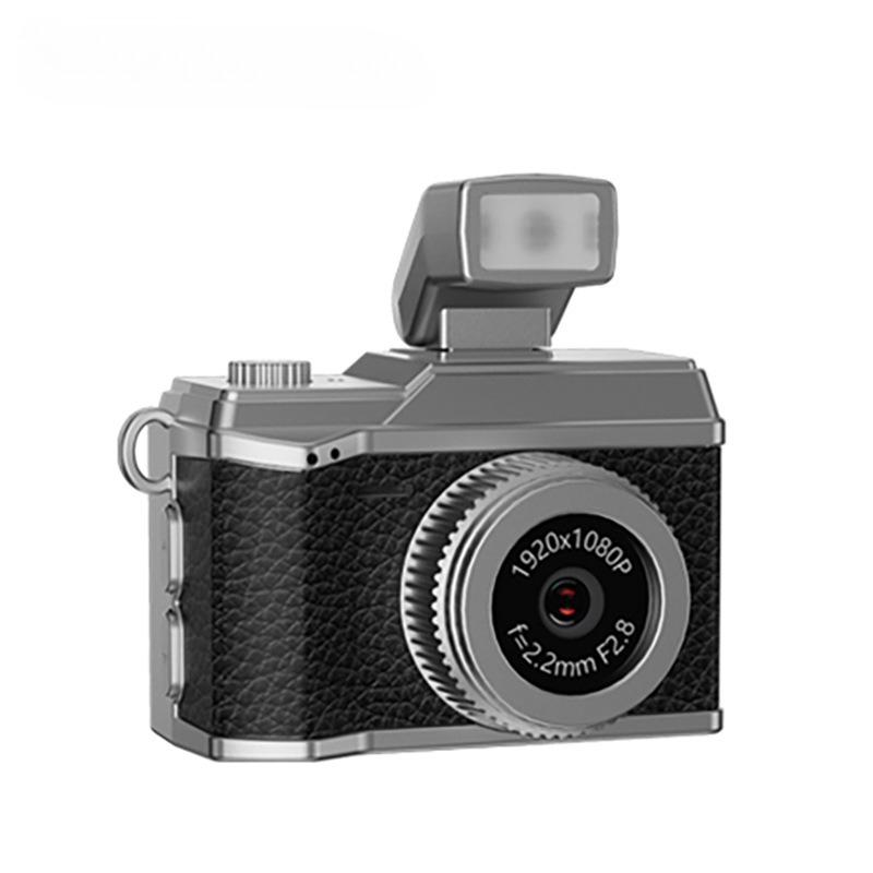 

New Retro Mini Camera HD 1080P Digital Camera for Photo and Video, Portable Outdoor Travel Keychain Camera with 0.96 Inch Screen No SD Card чорний