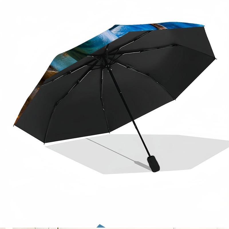 Avatar Print Automatic Open Close Umbrella, Portable Foldable Umbrella, for Outdoor Commute Camping Trip, Ideal Birthday Gift
