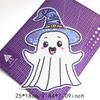 1pcs  Sequin Halloween Ghost Embroidered Patches For Clothing Iron On Patches For Clothes DIY Fusible Patch