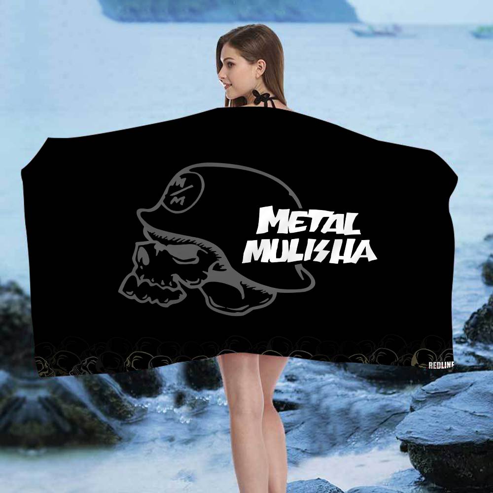 M-Metal M-Mulisha Microfiber Blanket Quick Drying Beach Towels Oversized Printing Super Absorbent Pool Towel Blanket