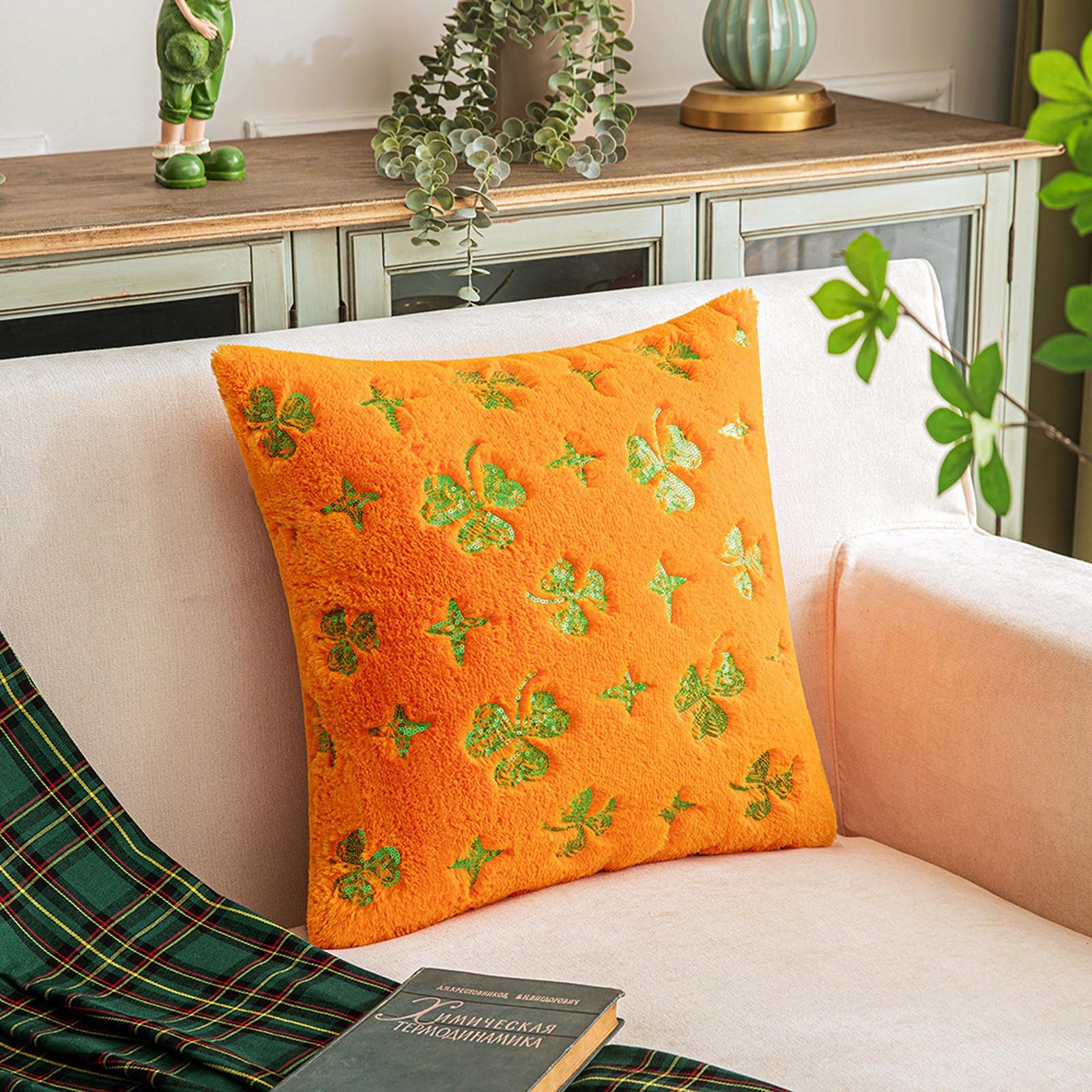 Декоративный чехол для подушки, подушка-держатель для дивана, плюш, имитация кружева, украшение, зимний домашний декор One Size