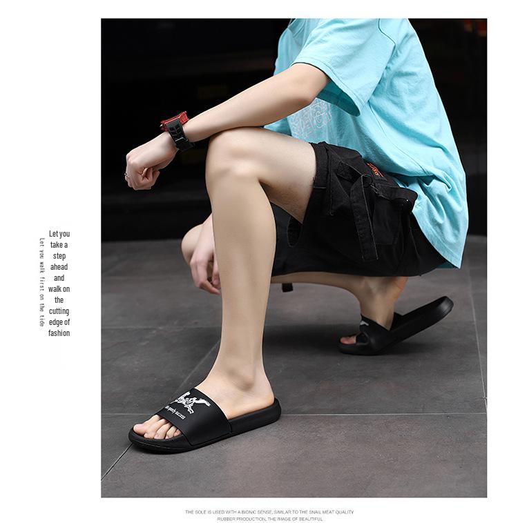 Men's XL Non-Slip Thick-Soled Summer Slippers for Outdoor, Home, and Beach
