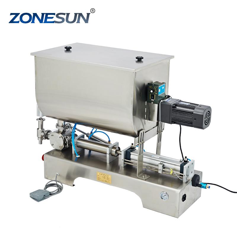 ZONESUN ZS-G1WGU Pneumatic U-Shaped Sauce Filling Machine for 100 to 500 Grams