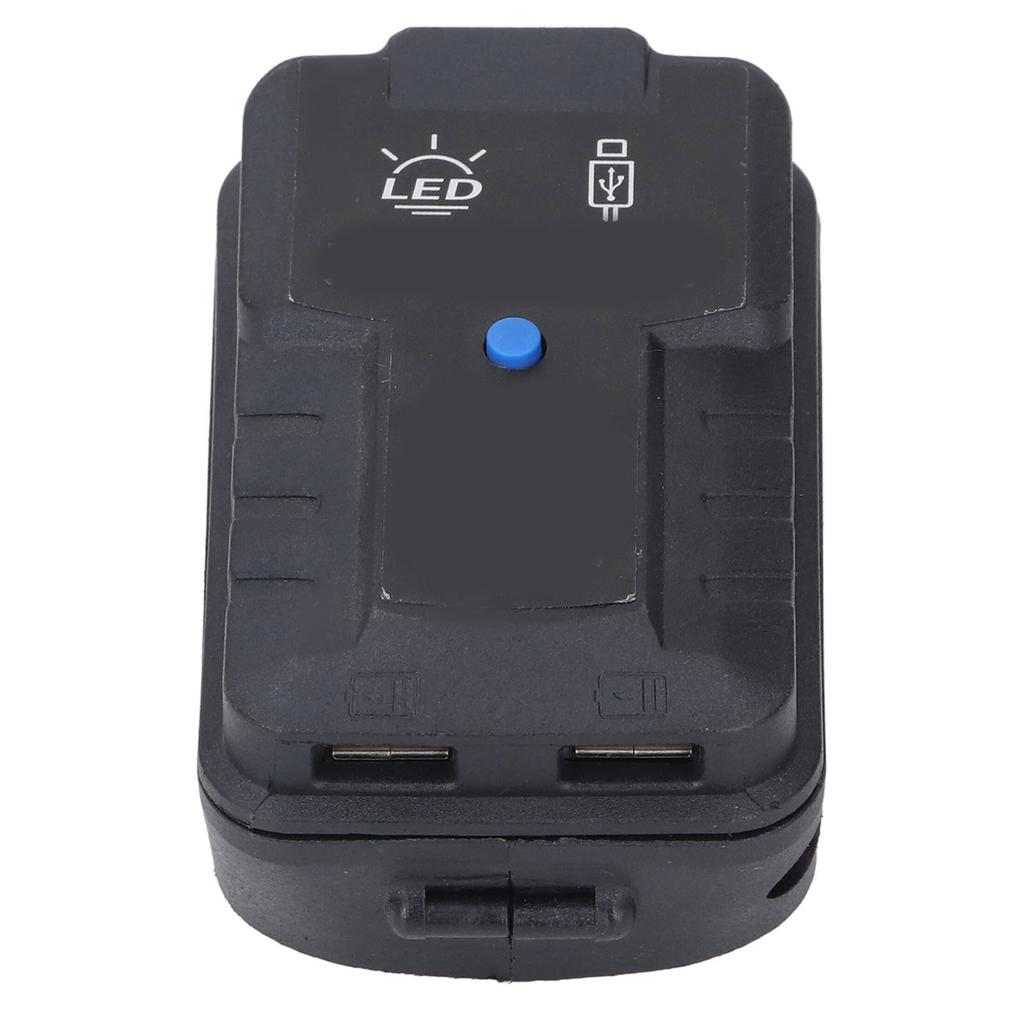 Battery Adapter Charger with LED Light 100LM High Brightness 18V Battery Phone Charger Adapter for