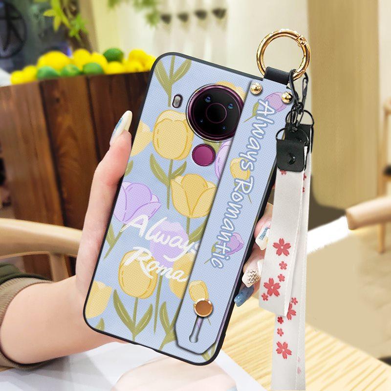 Anti-dust Wristband Phone Case For Nokia 5.4 Lanyard Protective Dirt-resistant Ring Phone Holder Waterproof Durable