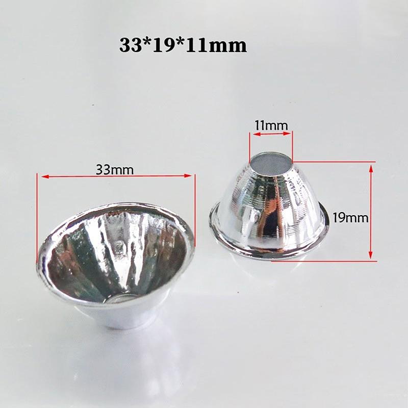 1 Piece 20-126Mm 15-120 Degree Lampshade Reflective Bowl For Diy Light Optical Led Aluminium Reflector Cup For Cob Lamp Bead