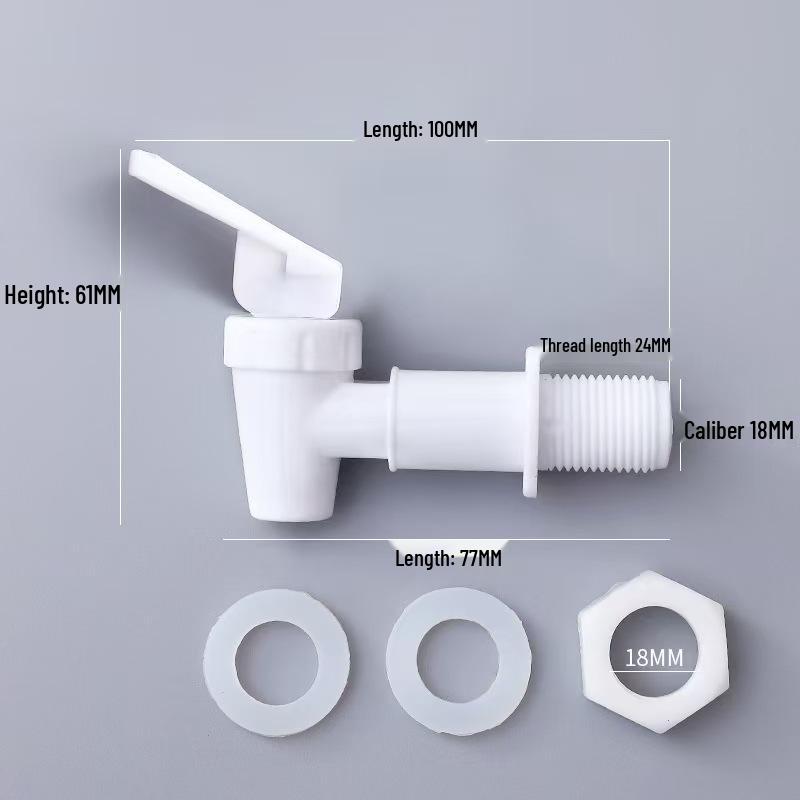 Hochklappbarer Kunststoffhahn für Wasserspender und Getränkebehälter