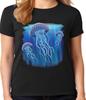 Ladies Graphic Tee Shirt -  Jelly Fish T-shirt Womens Gifts Clothing Accessories