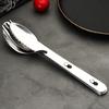 Sada nožů, vidliček a lžic Nerezová ocel Stolní nádobí Snadno čistitelné Zrcadlově leštěné Příbory pro kempování, stolování, kuchyňské použití Příbory Nádobí
