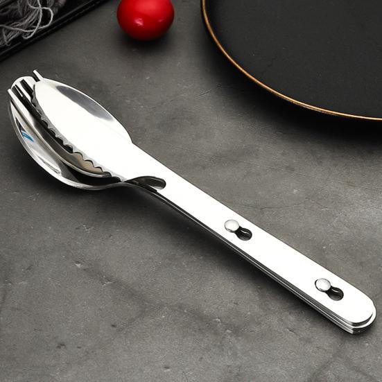 Sada nožů, vidliček a lžic Nerezová ocel Stolní nádobí Snadno čistitelné Zrcadlově leštěné Příbory pro kempování, stolování, kuchyňské použití Příbory Nádobí