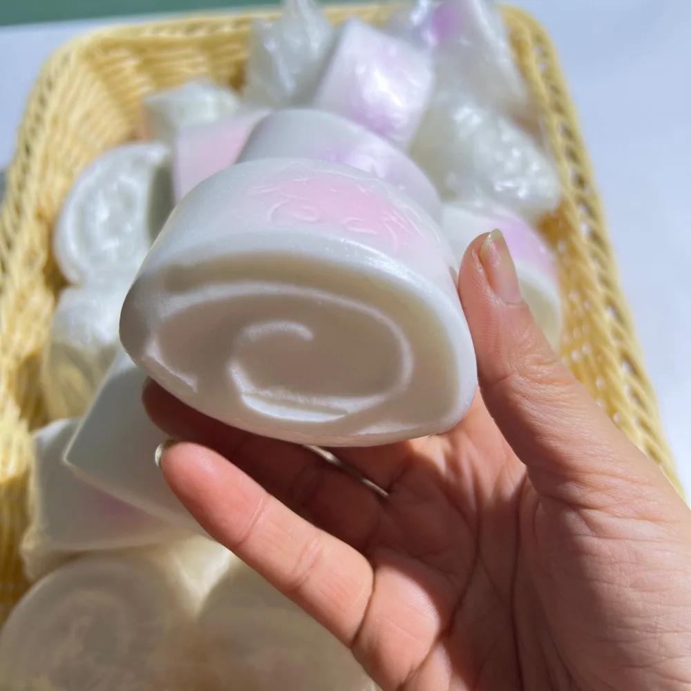 Squishy Simulated Steamed Bun Squeeze Toy Stress Relief Slow Rising Sensory Fidget for Anxiety ADHD Autism Gift for Kids Adults