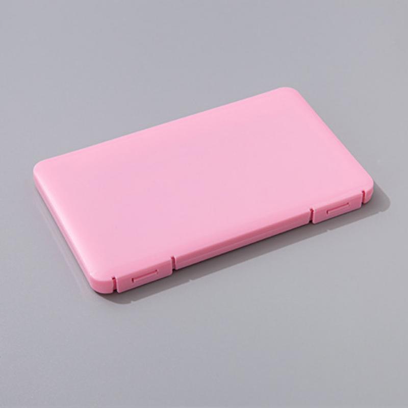 

2Pcs Mask Storage Box Packaging Dustproof Mask Case Face Mask Holder Safe No Pollution Disposable Mask Box Organizer Household Tools рожевий
