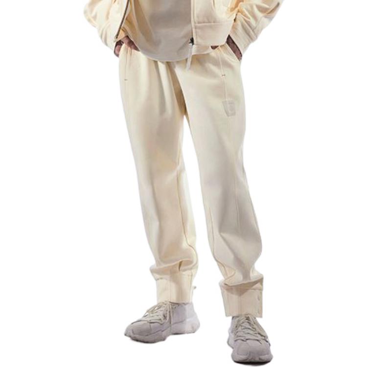 Li Ning X Jackie Chan Collaboration Kung Fu Series Spring Casual Pants Men Bottoms Paper-White AKLT205-2