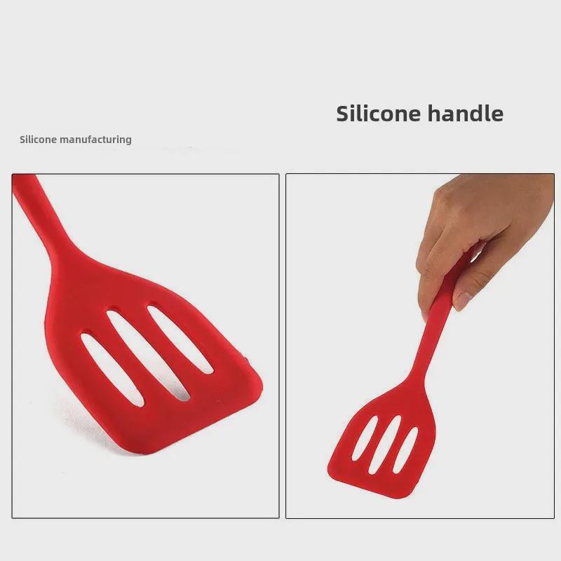 Silicone Non-Stick High-Temperature Cooking Shovel for Flat Pans
