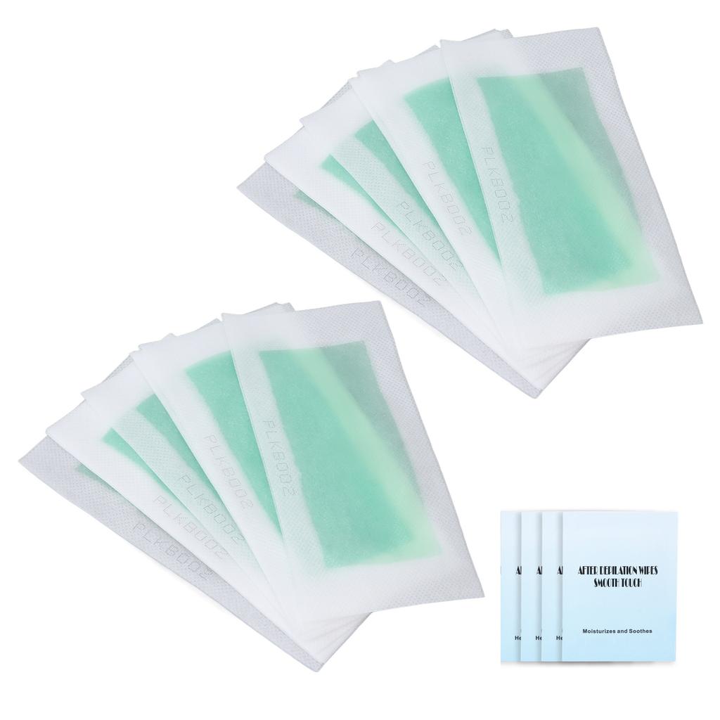 40pcs Wax Strips Kit Double Sides Fast Hair Remover Strips with Cleaning Pads for Armpit Arm Legs