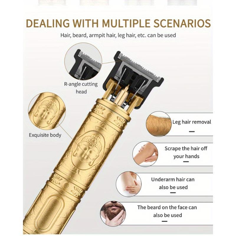 Vintage T9 Electric Cordless Hair Cutting Machine Professional Hair Barber Trimmer For Men Clipper Beard Shaver Holiday Gift