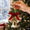 Plastic Christmas Bell Hanging Ornament Christmas Tree Bell Decoration  Window Decoration