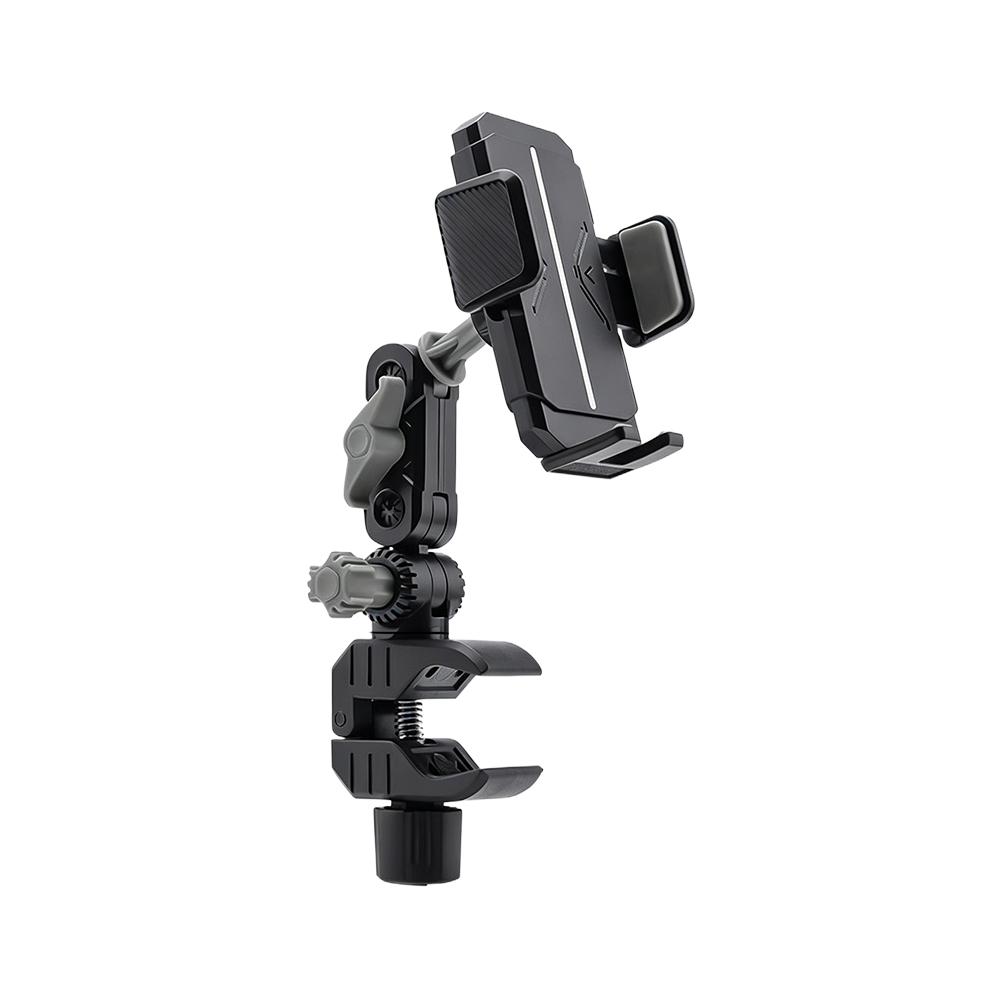 Universal Pillar Grab Handle Phone Mount Adjustable Car Truck Holder for Pickup Excavator Loader Heavy Duty Support Bracket A