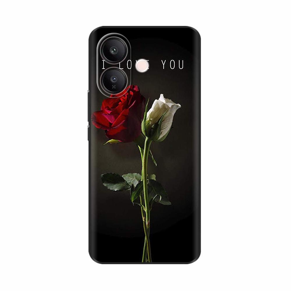 For Vivo V60 Lite 5G Phone Case Soft Matte Silicone Cover Capa For Vivo V60 Lite V60lite Funda Cartoon Back Cover Cute Pattern