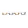 Bone Great U Type Women Zircon Lady Stud Earrings Jewelry Drop Earrings Dangle Earring