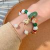 New 2024 Summer Chinese Style Resin Cat Paw Beaded Bracelet Handmade Women For
