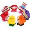 5Pcs Children Gifts Tooth Shape Mini Clockwork Jumping Toy Funny Cute Jump Teeth Denture Educational Toys Spring Wind Up Toy