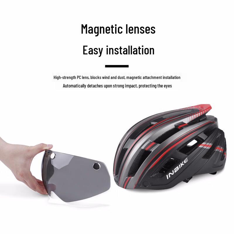 INBIKE Integrated Cycling Helmet with Goggles