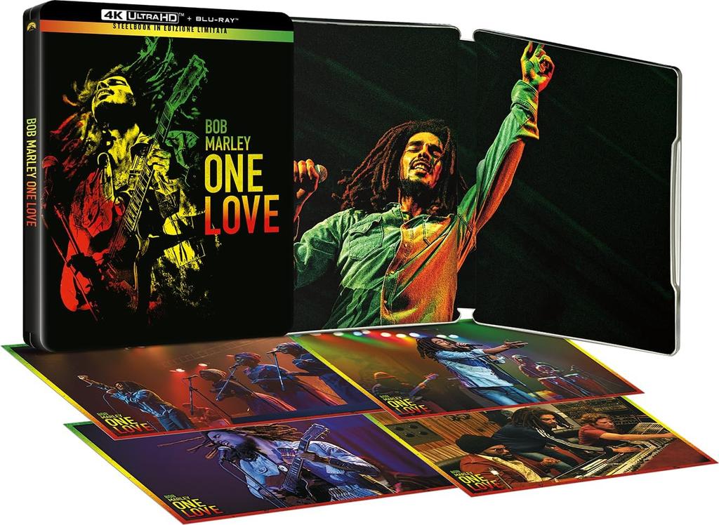 Bob Marley: One Love Limited Edition Steelbook Edition [4K UHD + Blu-ray with Japanese Language] (Import Version)