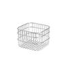 LISM 304 Stainless Steel Square Storage Baskets, Set of 2
