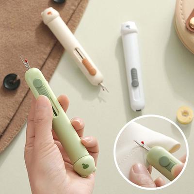 Upgraded 2 In 1 Needle Threader Seam Rippers For Hand Sewing Multipurpose Threading Thread Removal Sewing Tools For Home Use