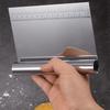 Stainless Steel Dough and Flour Cutter with Scale - Baking and Noodle Scraper Tool